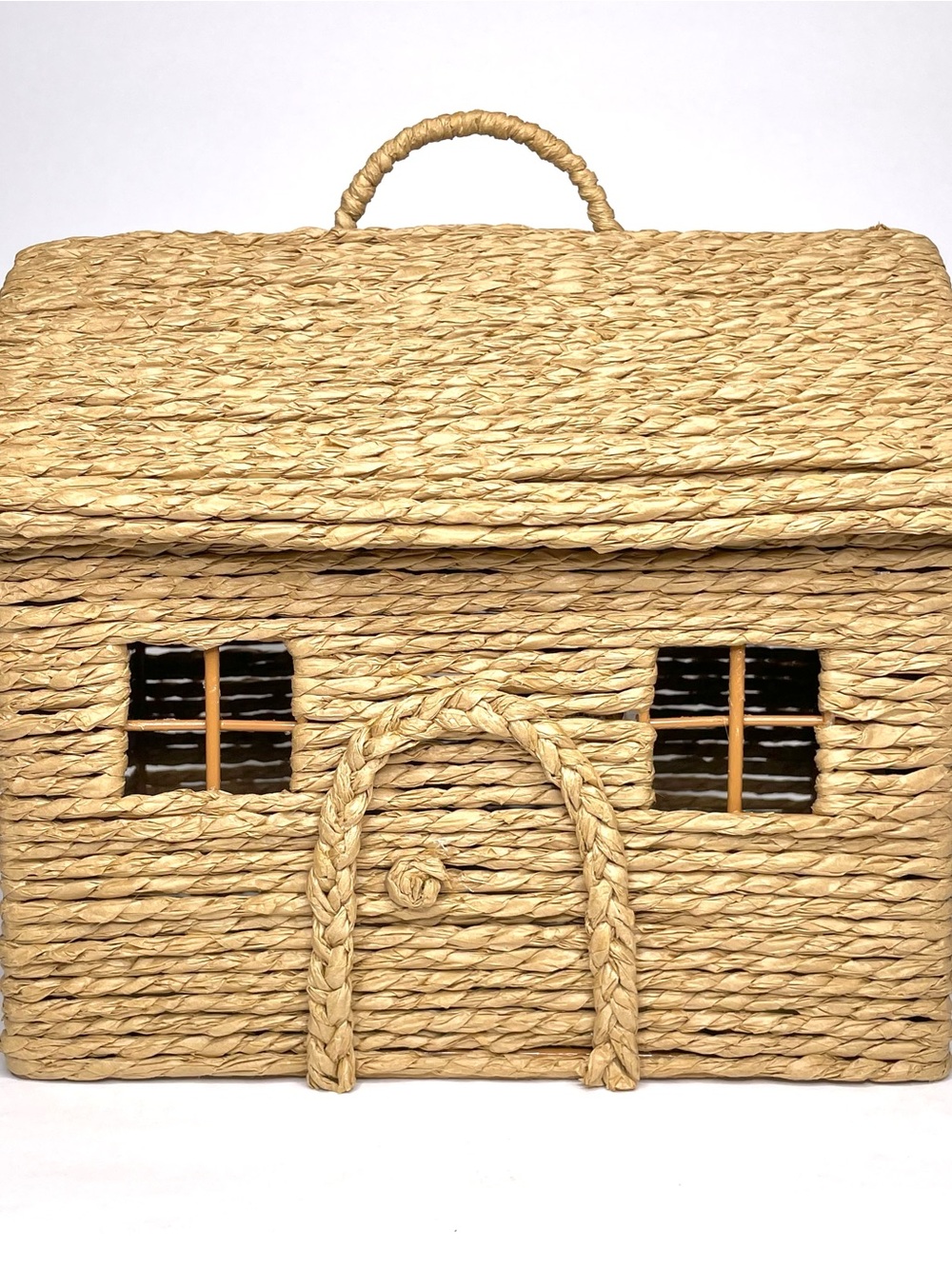 Viral TikTok Target Bullseye Playground Woven House Storage Bag Container Basket